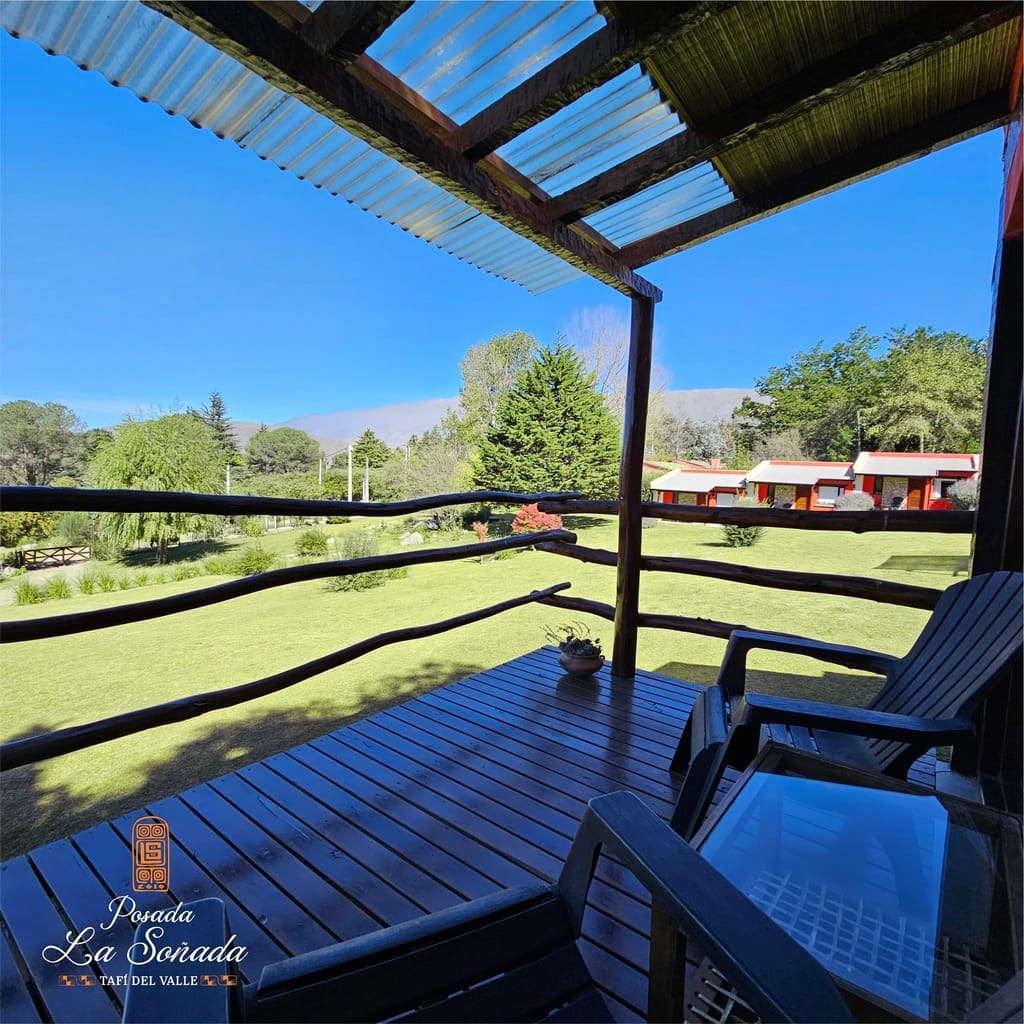 Imagen del deck privado de la suite