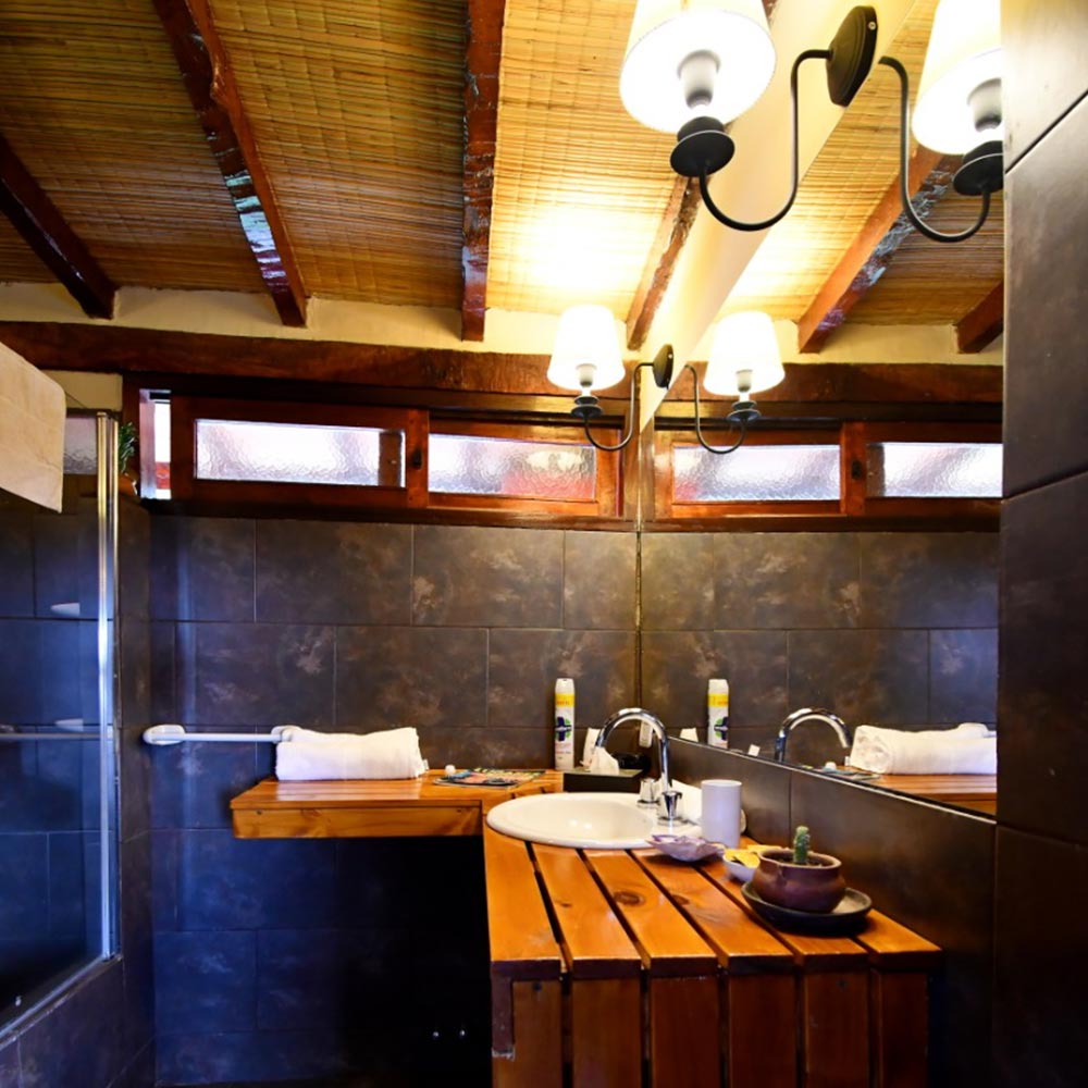 Imagen del baño de la suite